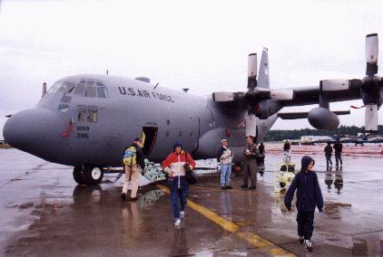 The C-130, Gordon rode in several in Vietnam